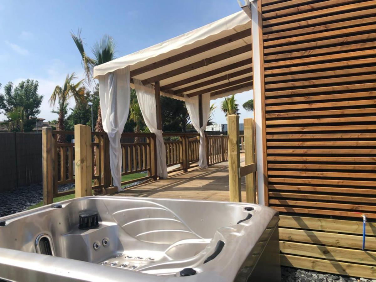 Mobil-Home Les Locs Danous Valras-Plage Buitenkant foto