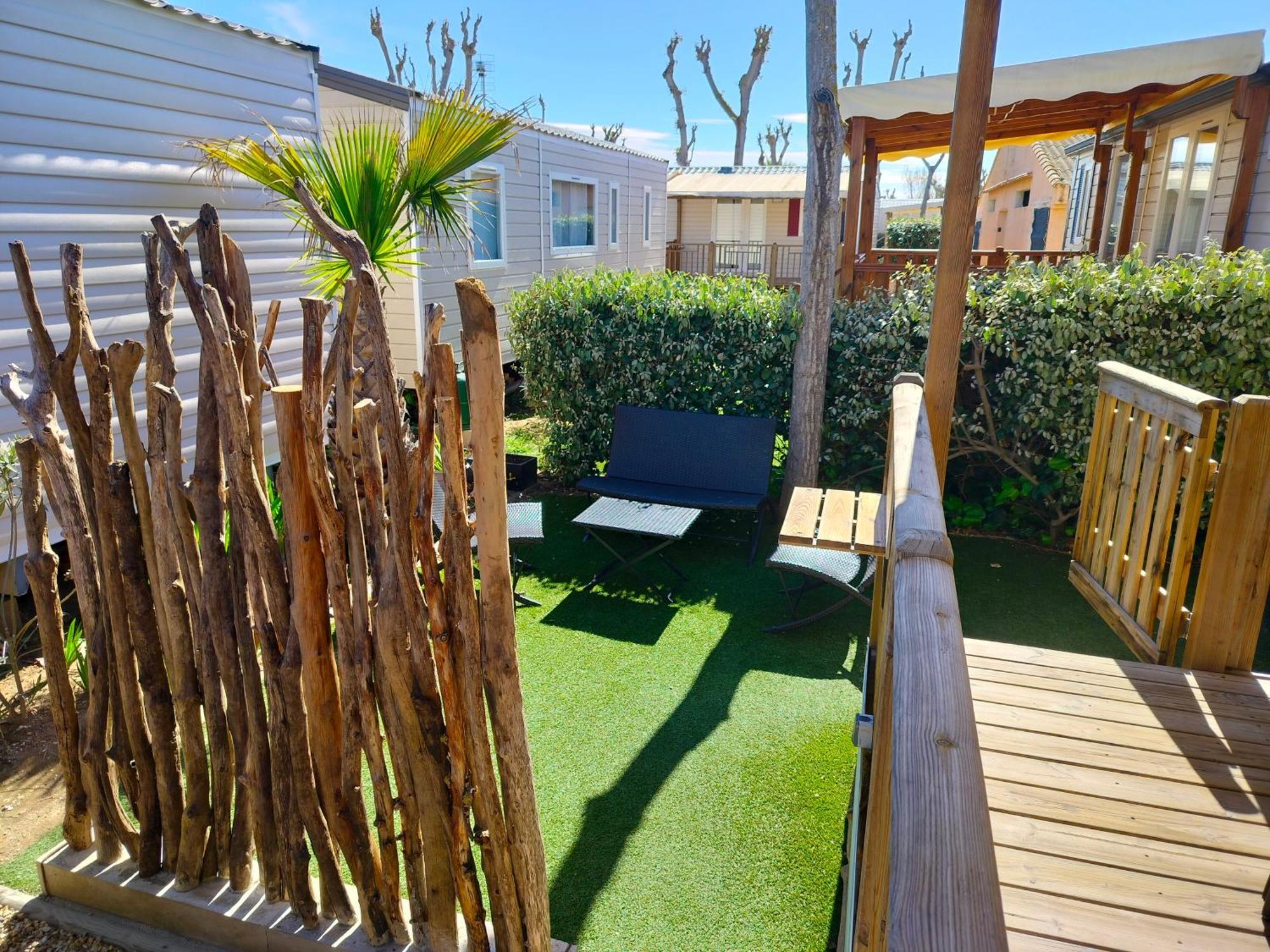 Mobil-Home Les Locs Danous Valras-Plage Buitenkant foto